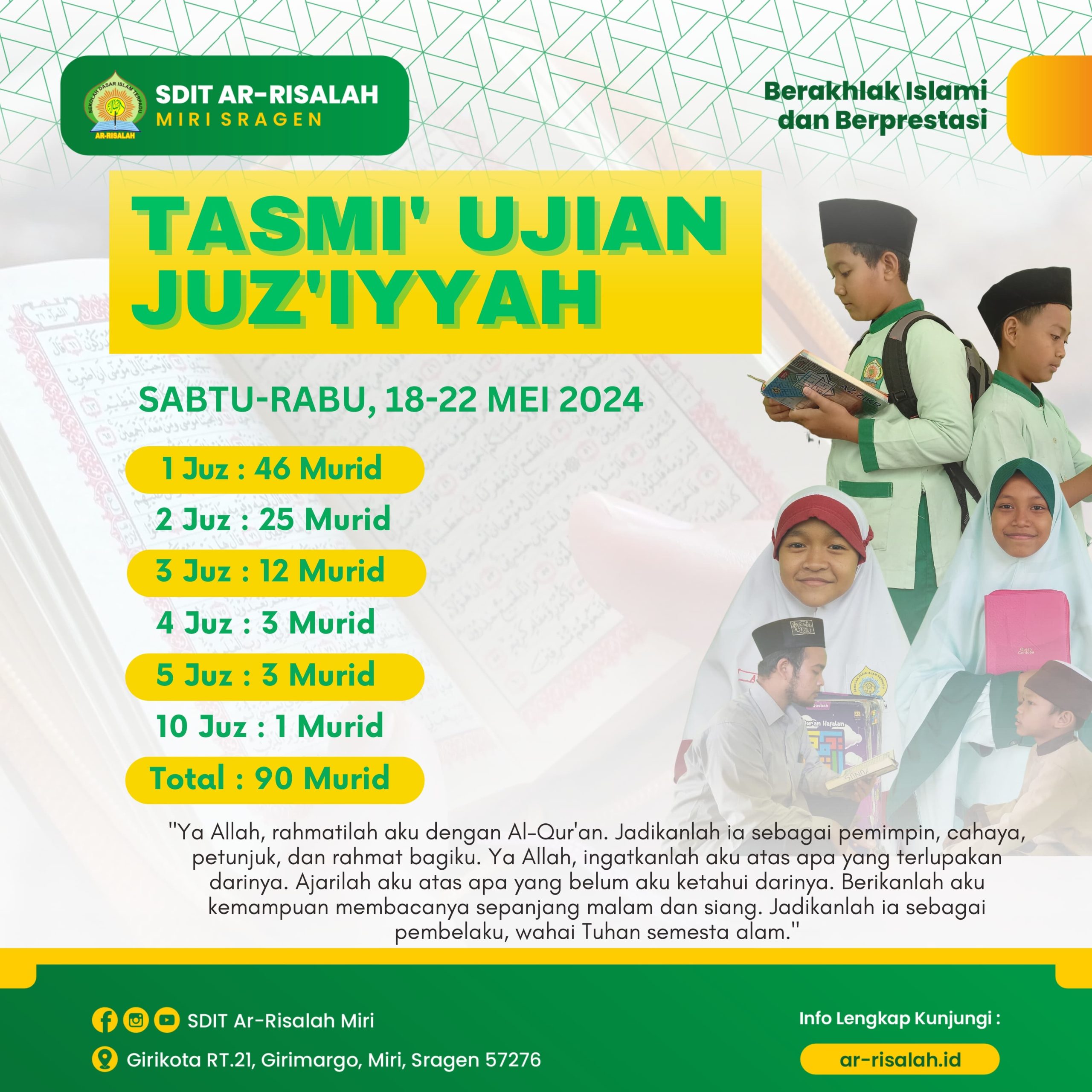 Tasmi’ Ujian Juz’iyyah 2024 Tahab 2