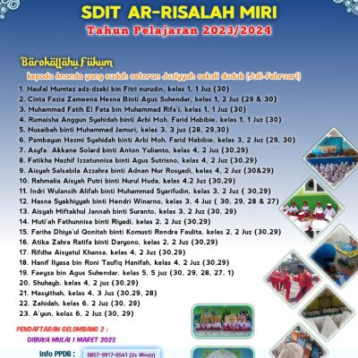 Juziyyah sekali duduk