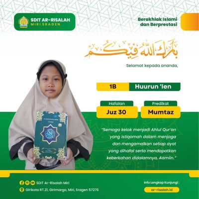1 JUZ SEKALI DUDUK